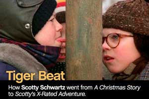 Scotty Schwartz as Flick in A Christmas Story
