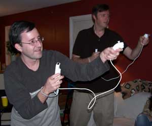 Wii Boxing with Scott and Ken